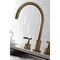 Kingston Brass KS8723CKLBS Widespread Kitchen Faucet with Brass Sprayer, Antique Brass KS8723CKLBS - alternate 6